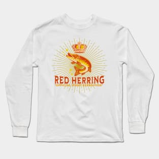 Red Herring Dark Color Shirt Design Long Sleeve T-Shirt